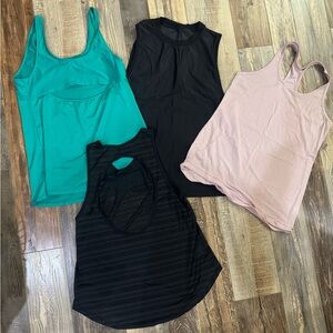 Stylish Athletic Women's Tank Tops - Black, Pink, Green